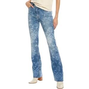 Johnny Was Floral Boot Cut Jeans